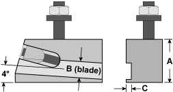 Model 200 Parting Blade Holder - Arc Euro Trade